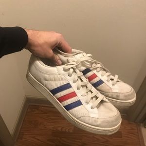 Limited Edition Adidas Low Top Red/White/Blue